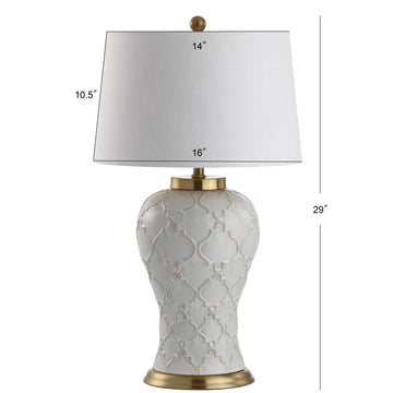 Arthur 29" Ceramic LED Table Lamp - JONATHAN Y